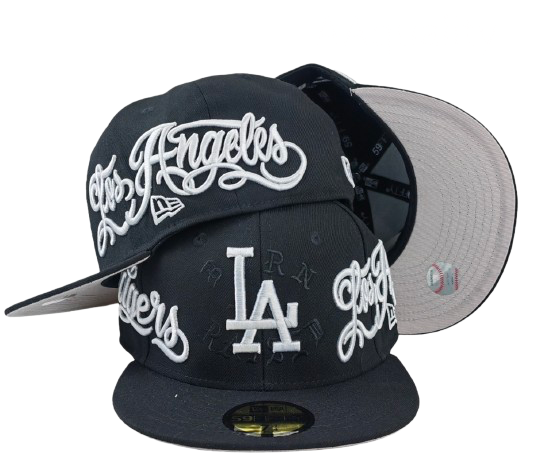 Fitted- “Los Angeles” שחור